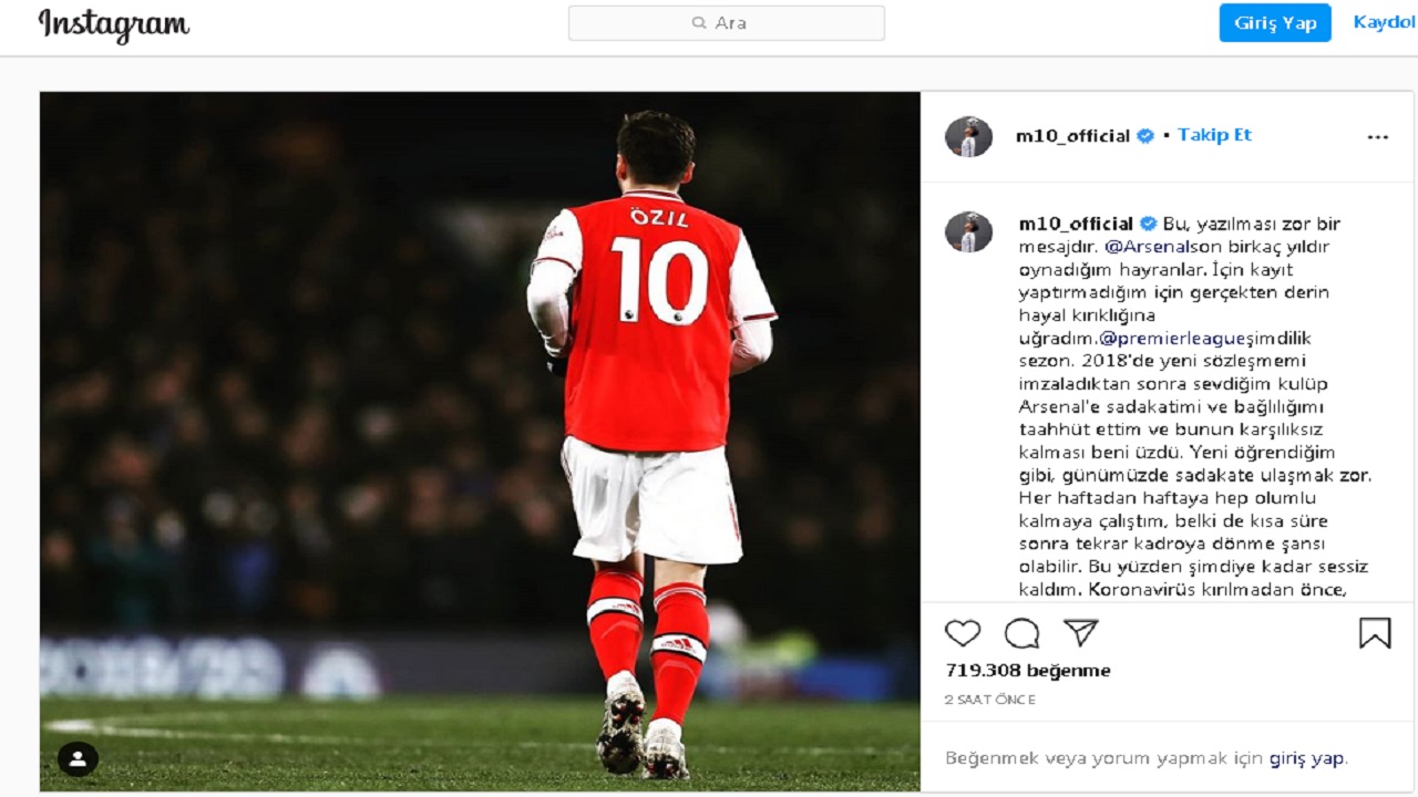 Mesut Özil, Arsenal London hakkında ciddi iddialarda bulundu!