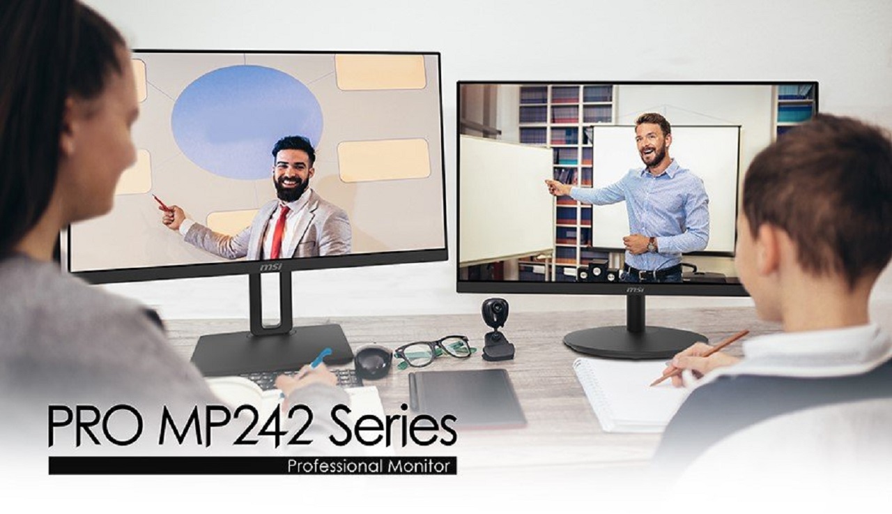 MSI PRO MP242 serisi monitör mavi ışık filtresi ve yansıma önleyici kaplama sayesinde gözleri yormaz!