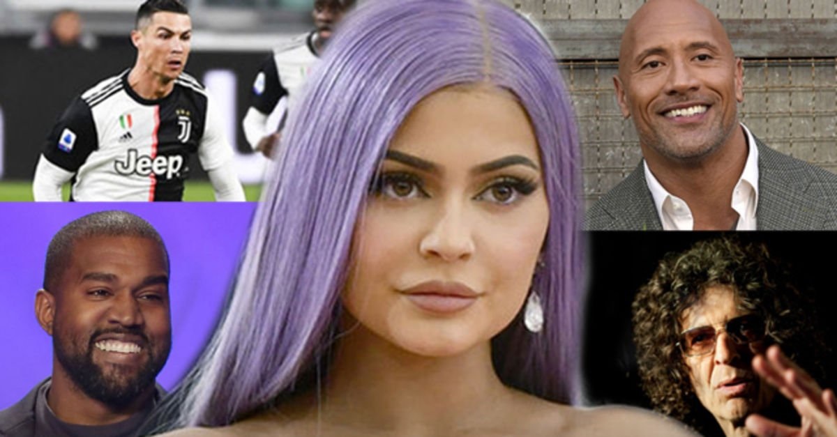 2020’nin en yüksek kazanan ünlüsü Kylie Jenner, Listede Ronaldo’da var!