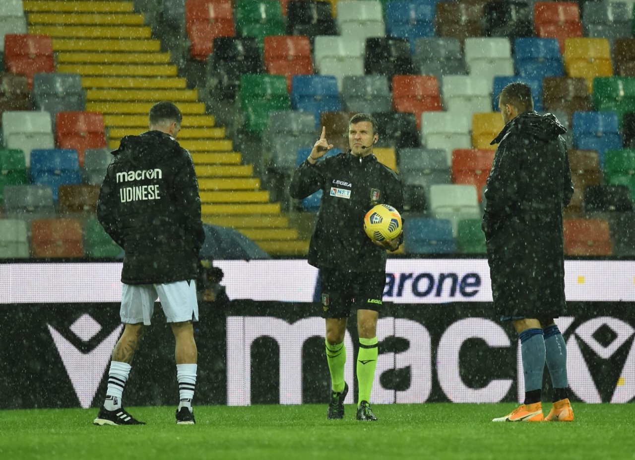 Udinese-Atalanta Maçı Udine’de şiddetli yağmurdan dolayı resmen ertelendi (SERİE A)