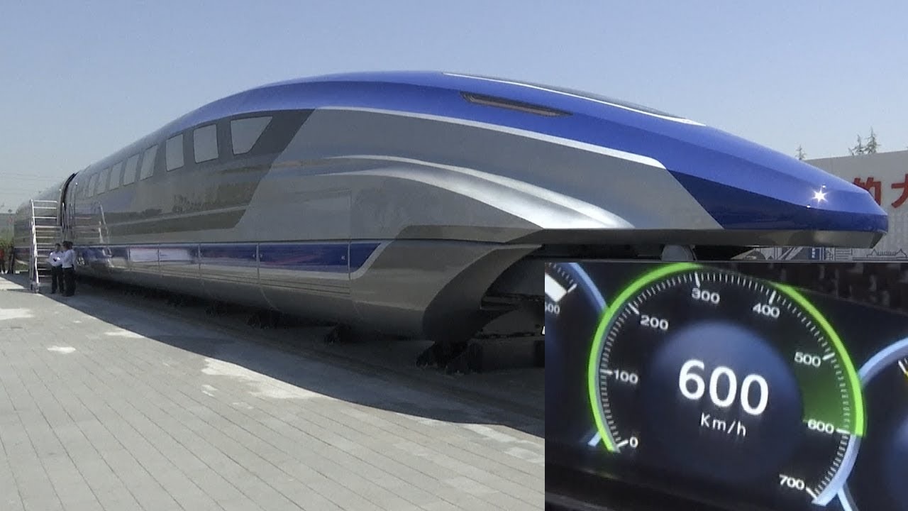 Çin, en yüksek hızda çalışabilen prototip trenini tanıttı, “Maglev” adı verilen bu manyetik kaldırma treni projesi, 630 km / s hıza ulaşabilir.