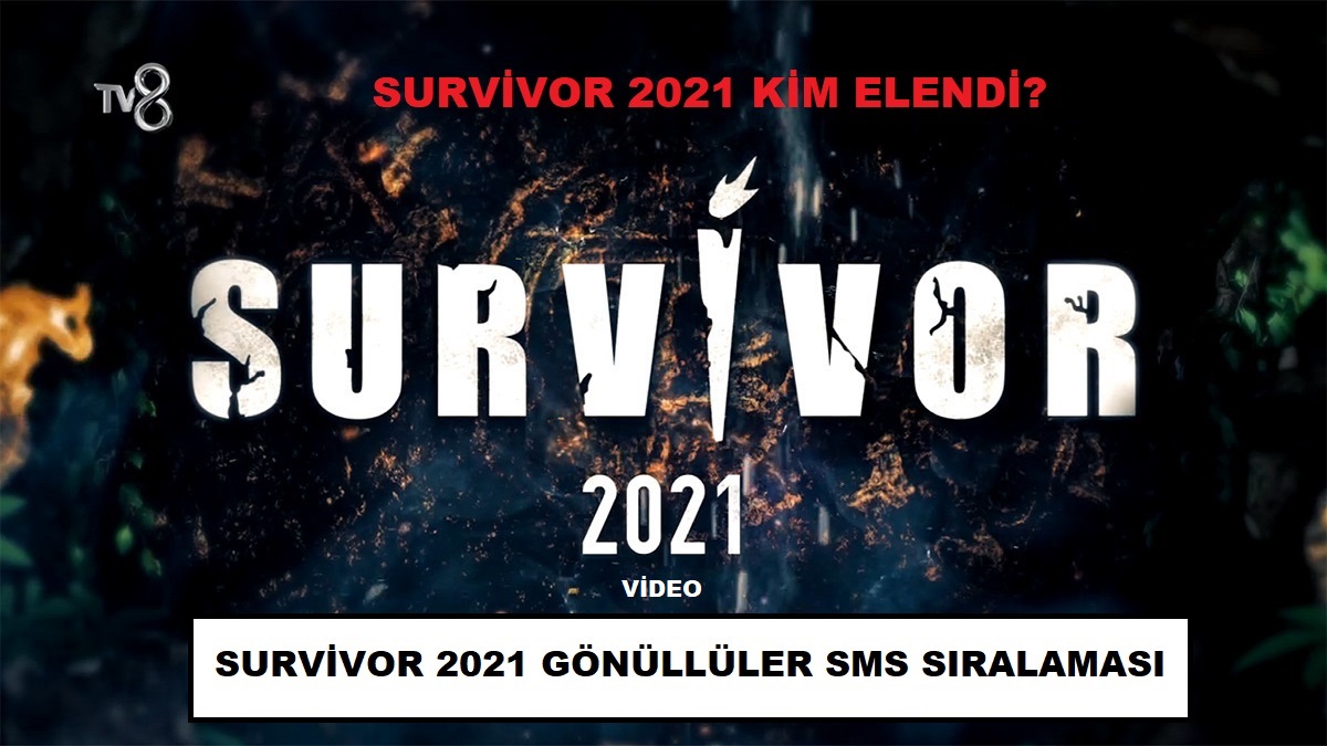 Survivor 2021 Gönüllüler Sms Sıralaması exxen.com video seyret, 12 Ocak Salı Survivor 2021 oy sıralaması’na göre ilk elenen isim kim oldu?