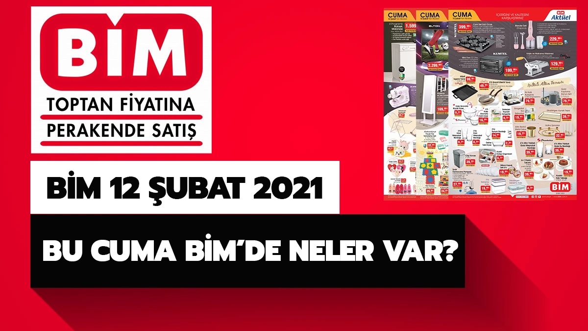 13 Şubat BİM Aktüel ürünler kataloğu Elektronik, Züccaciye, Giyim BİM Aktüel Ürünlerde neler var?