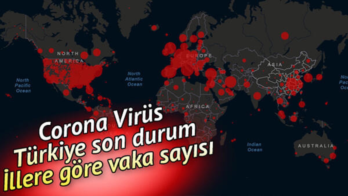 Türkiye illere göre koronavirüs vakalarını açıklamaya başladı