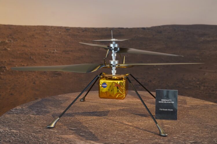 NASA’nın Ingenuity helikopteri 8 Nisan’da ilk Mars uçuşunu yapacak