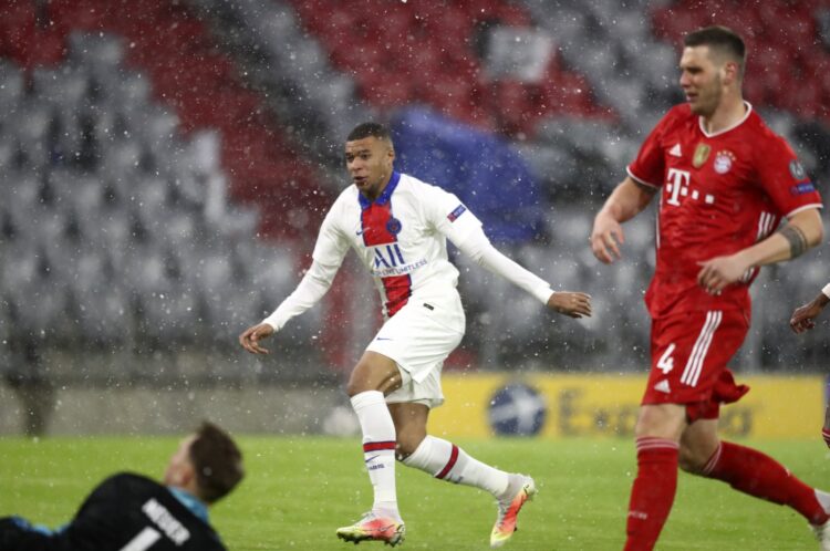Mbappe ikiye katlaması, PSG’yi Bayern Munich’te heyecan verici bir galibiyete götürüyor