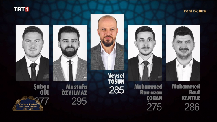 14 Nisan 2021 TRT 1 Kur’an-ı Kerim’i Güzel Okuma Yarışmasında Samsun’lu Mustafa Özyılmaz Gün Birincisi Oldu