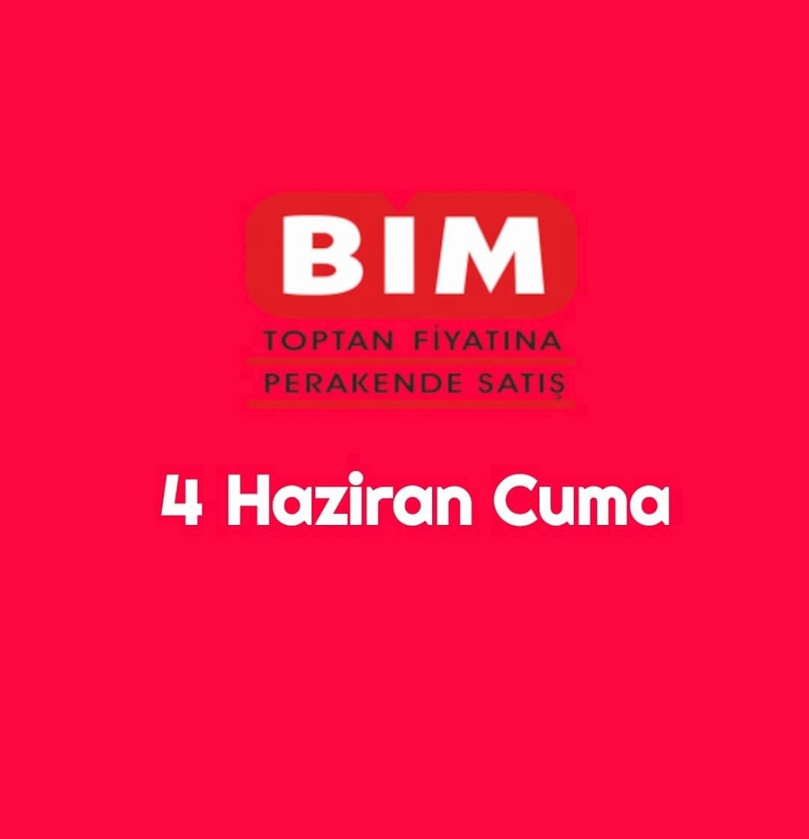 BİM’de Bu Hafta! BİM Aktüel Ürünler! 4 Haziran Cuma Bim Kataloğ! BİM’e bu hafta gelenler!