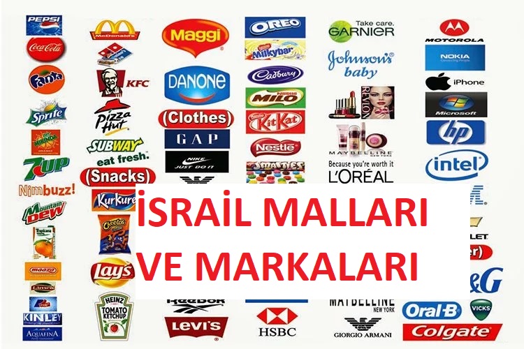 Türkiye’de satılan İsrail malları ve markaları tam liste 2023