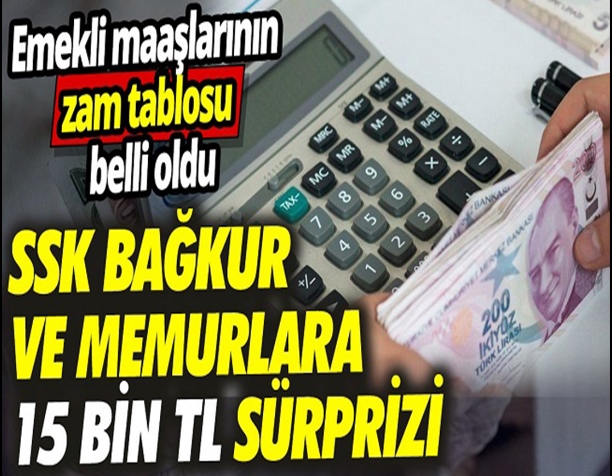 ssk ve bağkur emeklılerıne güzel haber