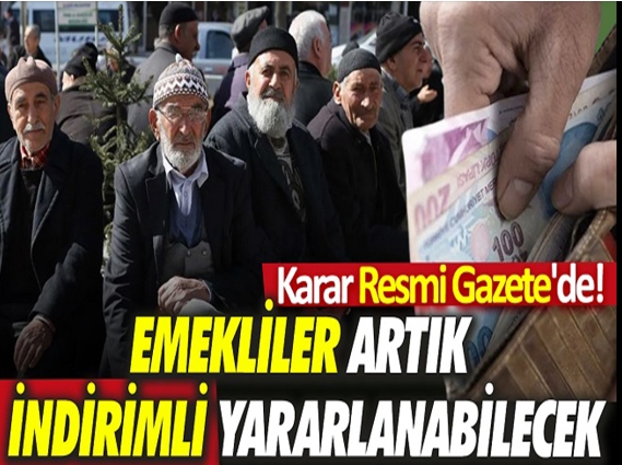 KARAR YAYINLANDI ARTIK İNDİRİMLİ