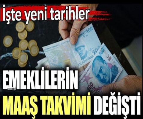 MAAŞ ÇEKME TARİHLERİ DEGİŞTİ!..