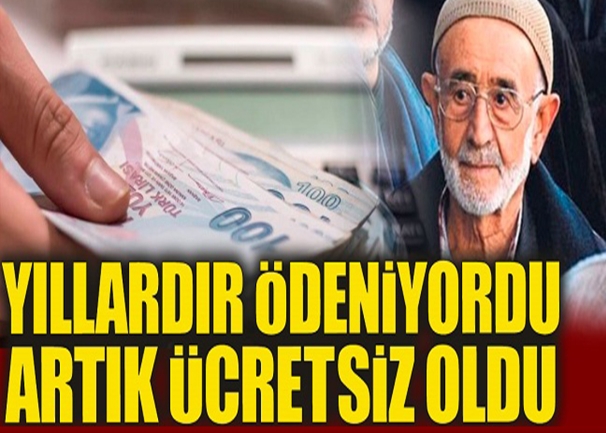 ARABASI OLAN TÜM EMEKLİLERE ARTIK ÜCRETSİZ