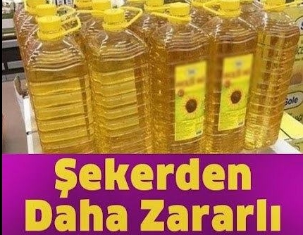 Şekerden Daha Zararlı Bu Yağı