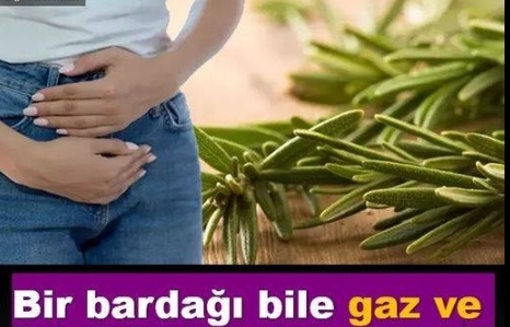 Bir bardağı bile gaz ve şişkinliği yok ediyor
