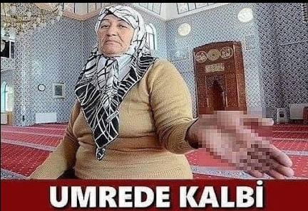 Umrede kalbi durdu