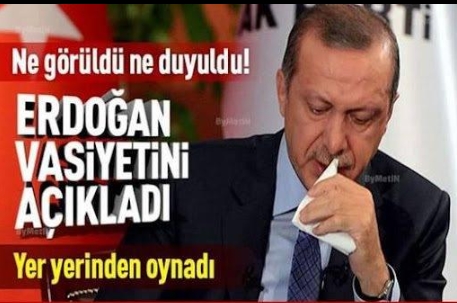 Vasiyetini açıkladı. Konuşmasına İstiklal Marşı’nı