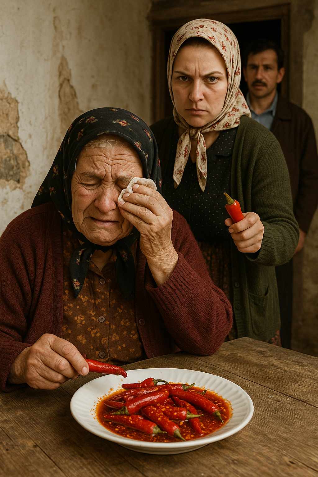 Bir tabak acı biber