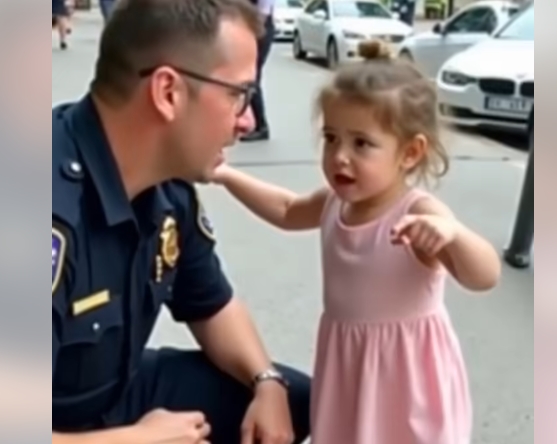 Bir kız polise yaklaşıp 3 kelime söylüyor