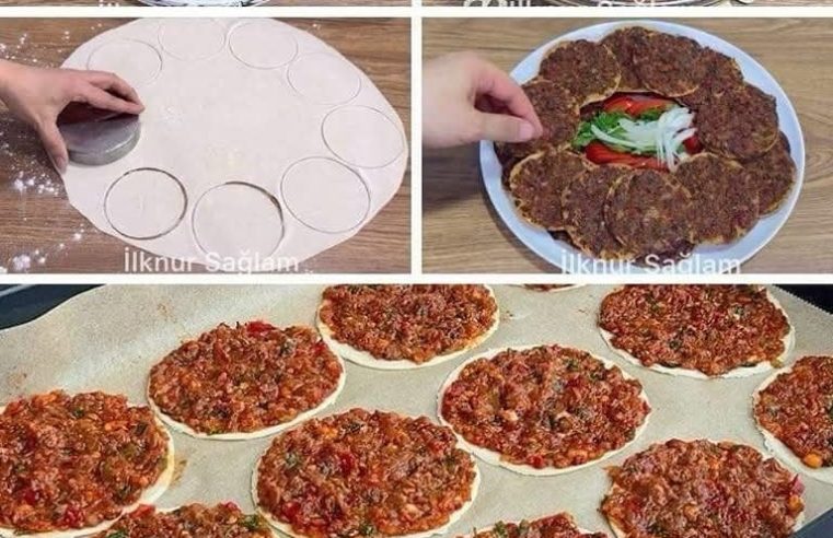 Evde Fındık Lahmacun Yapımı