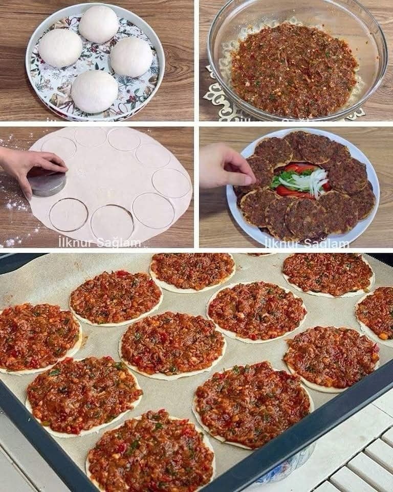 Evde Fındık Lahmacun Yapımı