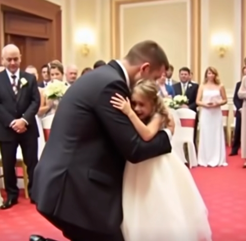 Altı yaşındaki kızım sunağın başında bana yalvarıyordu