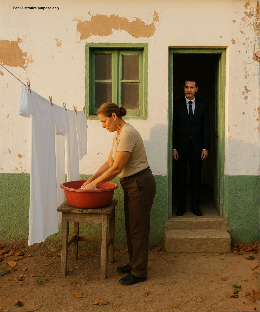 Kocası her iş gezisinden döndüğünde karısını çarşafları özenle temizlerken bulurdu