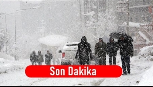 Lapa lapa kar geliyor