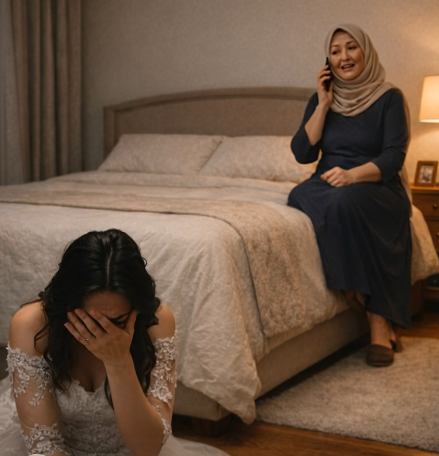 Düğün gecemizde kocamı şaşırtmaya karar verdim ve yatağın altına saklandım