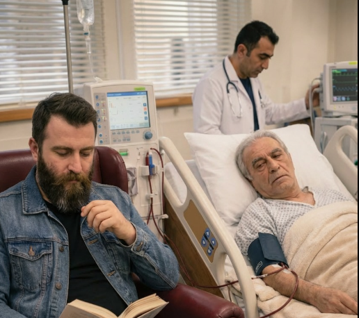 Ailem yok. Arabam yok. Ama bu motosikletli adam beni dört yıldır haftada üç kez diyalize götürüyor.