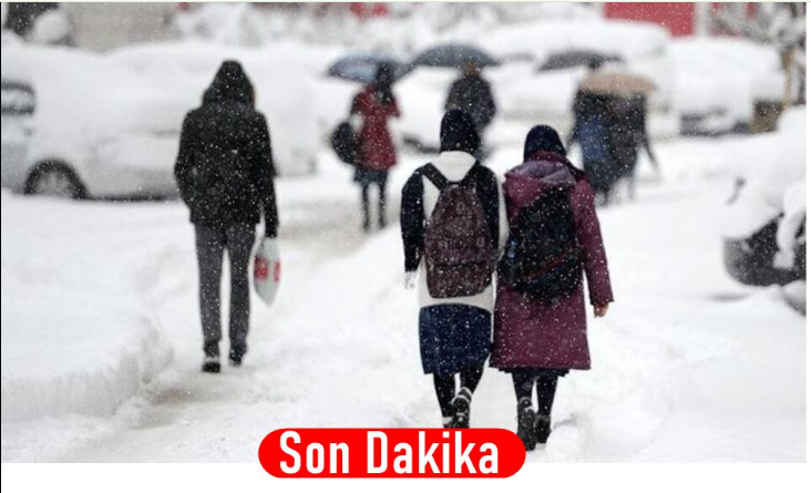 Kar Yağışı Okullar Tatil
