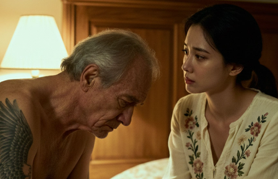 Eşimden gizlice felçli kayınpederimi yıkadım