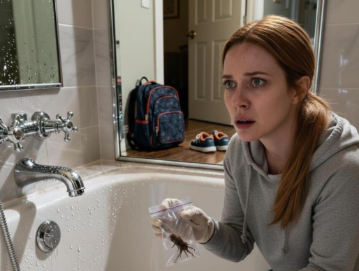 On yaşındaki kızım okuldan eve gelir gelmez hep banyoya koşardı