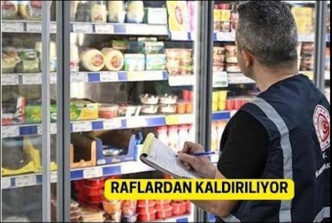 Tüm raflardan toplatılııyor