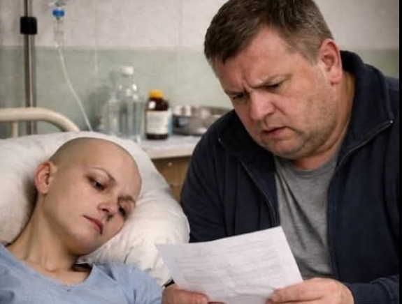 Kocası boşanma kağıtlarını yoğun bakım ünitesine getirip