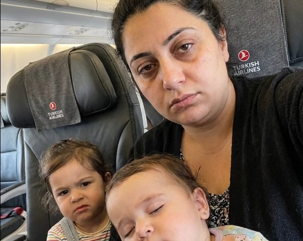 18 aylık ikizlerimiz Asya ve Furkan ile geçen ay Antalya’ya uçtuk