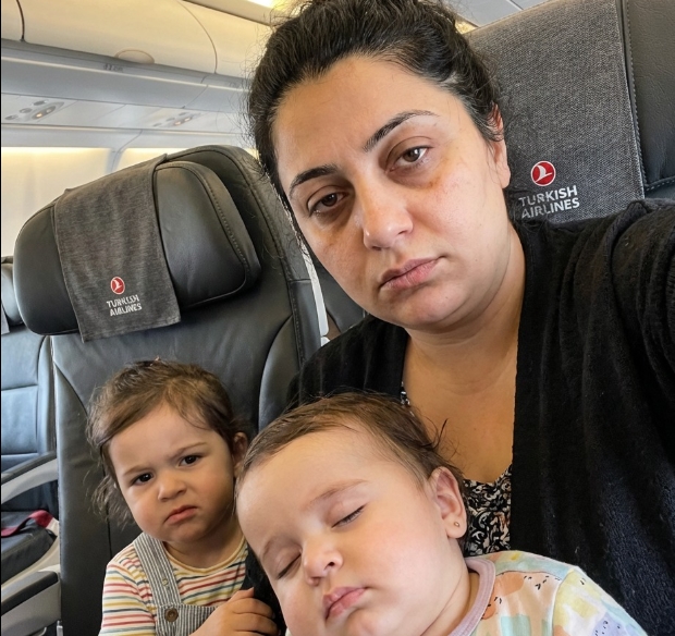 18 aylık ikizlerimiz Asya ve Furkan ile geçen ay Antalya’ya uçtuk