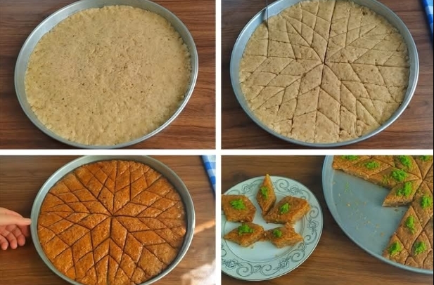 Baklava lezzetini aratmayan ama yapımı çok daha pratik olan