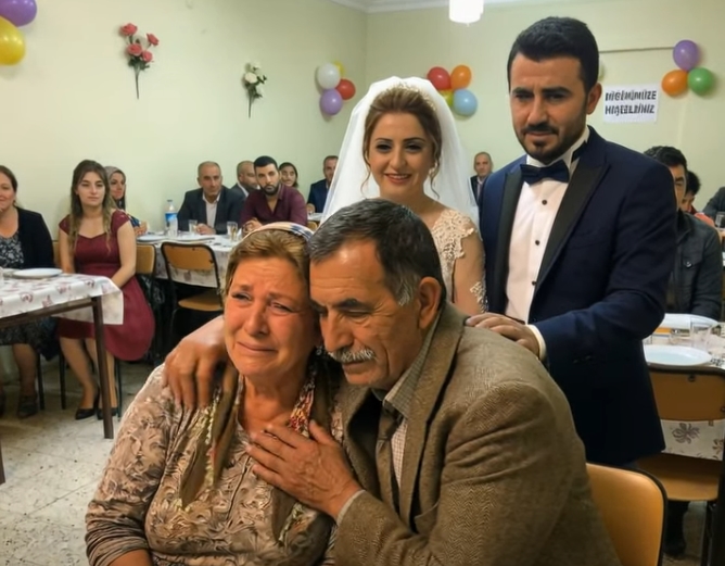 Kayınvalidem, düğünümde annem ve babamı