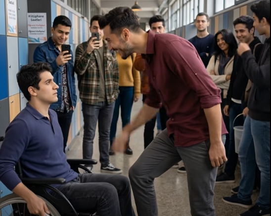 Zorbalar Engelli Bir Öğrenciye Eziyet Etti
