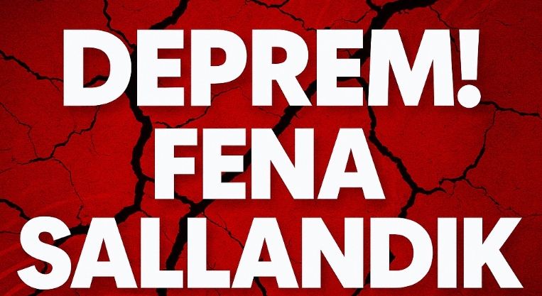 çevre illerde de hissedildi