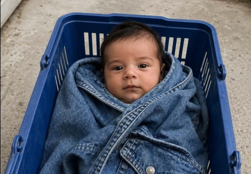 kayıp kızımın kot ceketine sarılı bir bebek