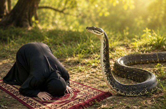 İslami Rivayetlere Göre Yılanın Sürünmesinin Sebebi