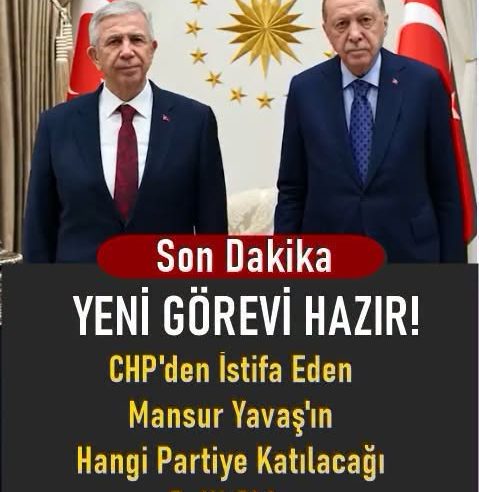 Belediye Başkanı Mansur Yavaş’ın CHP’den istifa etmesinin ardından