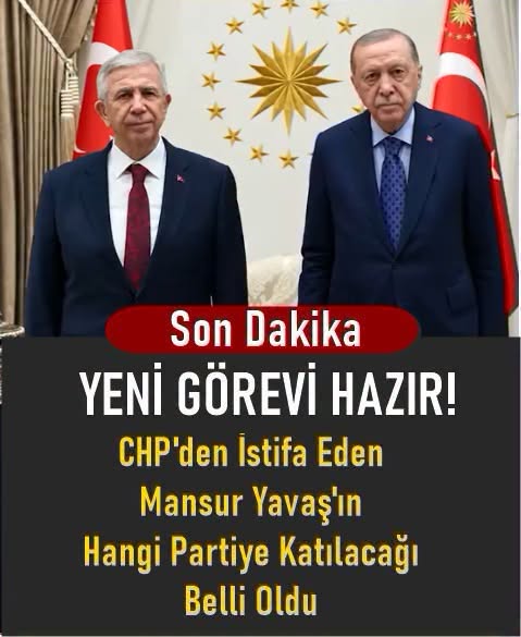 Belediye Başkanı Mansur Yavaş’ın CHP’den istifa etmesinin ardından