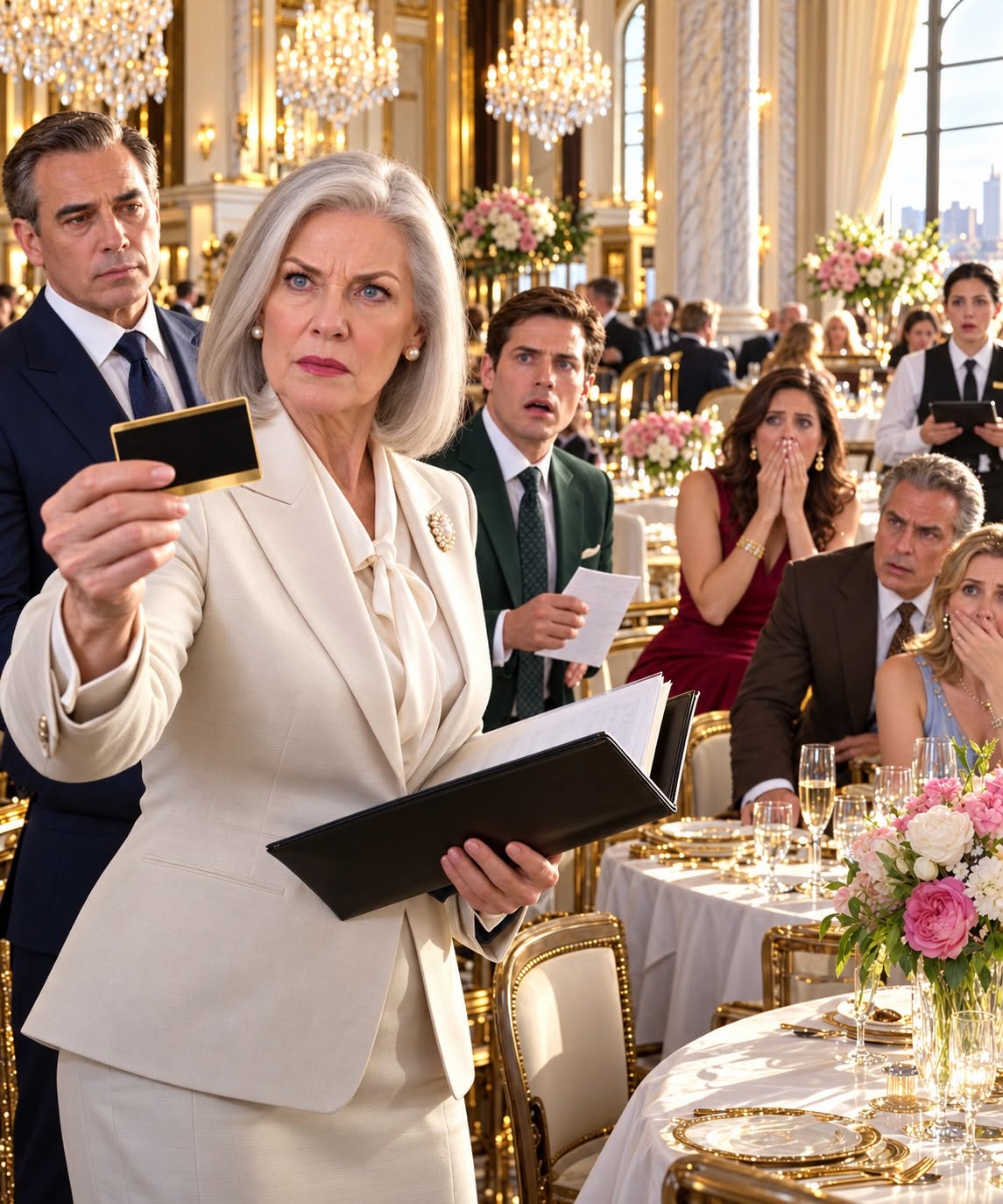 On mother’s day, I went to dinner alone at an Italian restaurant. I ran into my son and his wife’s family just as I’d finished paying my check. Then I heard him reading out my membership number to the manager. And what I did next… made every one of them go pale.