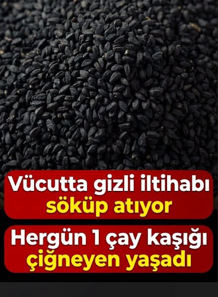 Vücuttan gizli iltihabı söküp atıyor